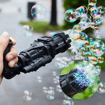 8-Hole Electric Bubble Gun Bubble Blaster Toy for  Kid