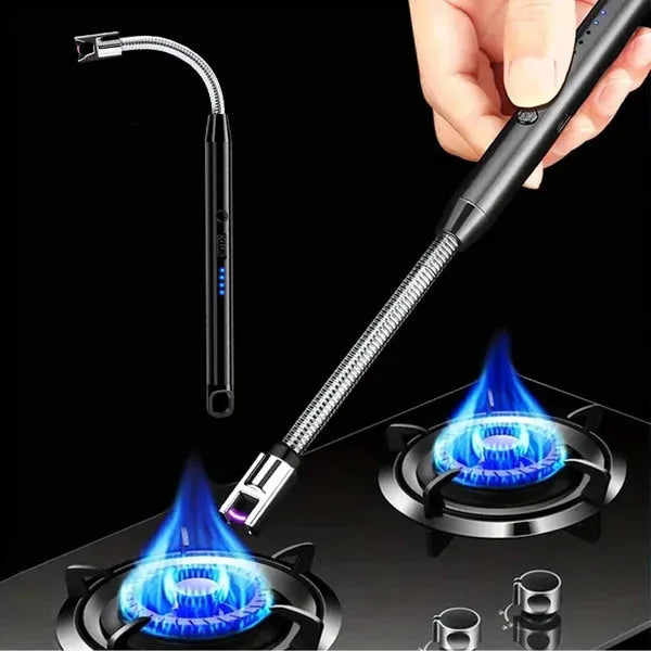 Rechargeable Electric USB ARC Lighter – 360° Flexible Long Neck LED Lighter
