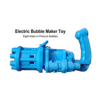 8-Hole Electric Bubble Gun Bubble Blaster Toy for  Kid