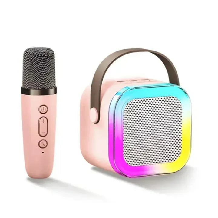 🎤 K12 Mini Portable Karaoke Machine – Bluetooth 5.3 PA Speaker System