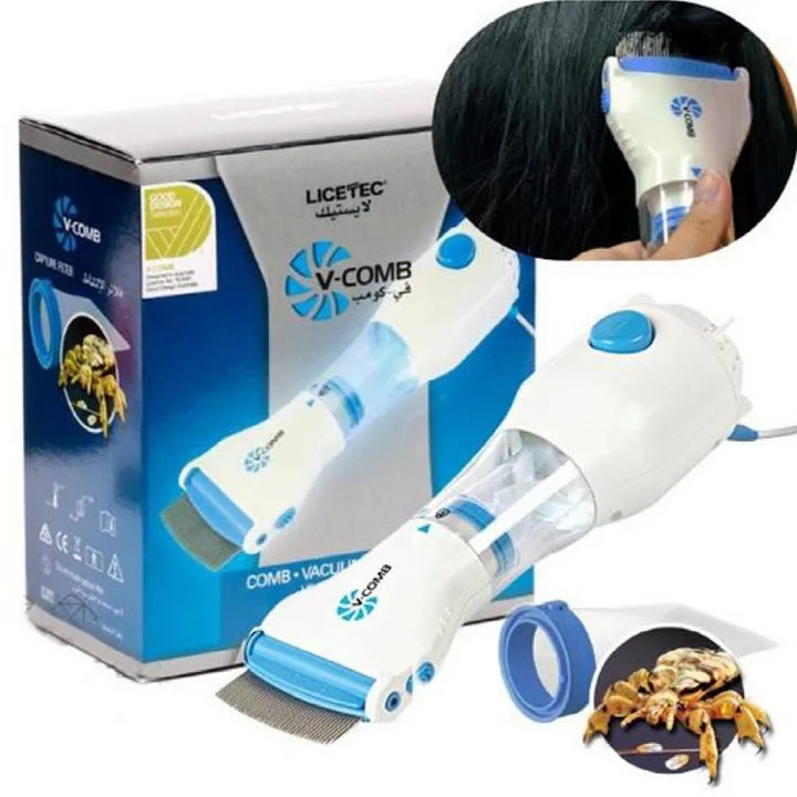 V-Comb Electronic Lice Removal Comb – Safe & Chemical-Free