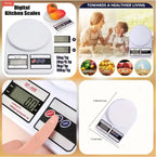 SF-400 Digital Kitchen Scale – 10KG High-Precision LCD Food Weighing Scale