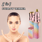 2 In 1 Rechargeable Flawless Eyebrow & Facial Hair Remover