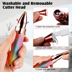 2 In 1 Rechargeable Flawless Eyebrow & Facial Hair Remover