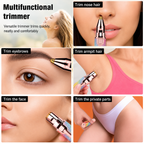 2 In 1 Rechargeable Flawless Eyebrow & Facial Hair Remover
