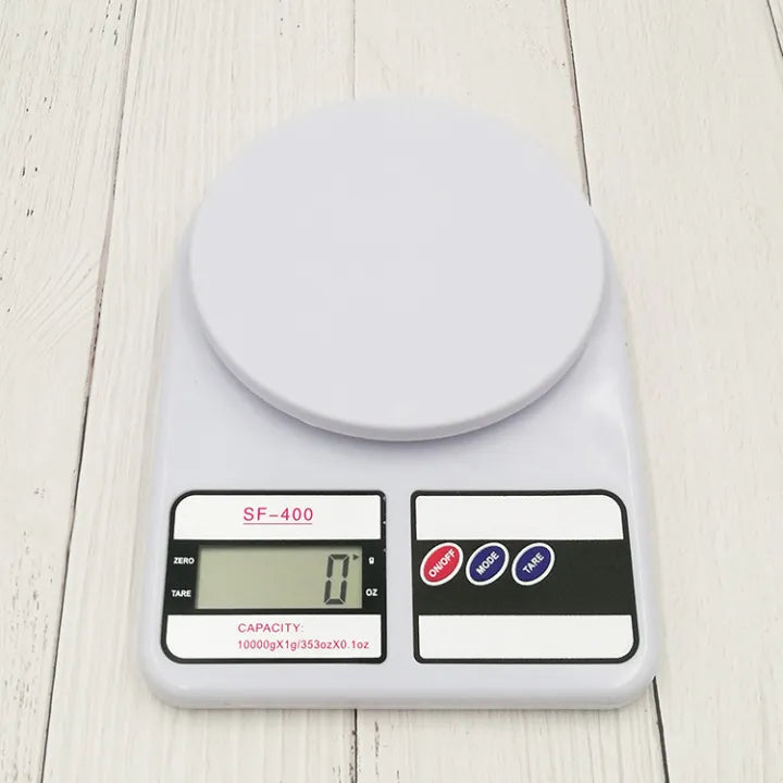 SF-400 Digital Kitchen Scale – 10KG High-Precision LCD Food Weighing Scale