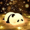 Cute Panda Silicone LED Night Lamp Light - Warm White LED Night Light Ratings 55