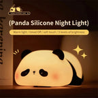 Cute Panda Silicone LED Night Lamp Light - Warm White LED Night Light Ratings 55