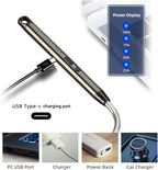 Rechargeable Electric USB ARC Lighter – 360° Flexible Long Neck LED Lighter