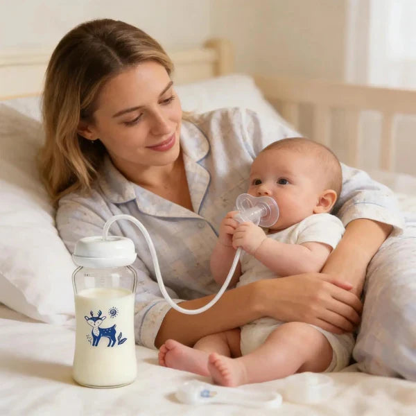 Hands-Free Anti-Colic Baby Feeding Bottle