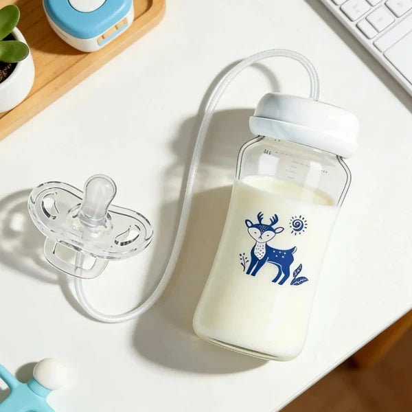 Hands-Free Anti-Colic Baby Feeding Bottle