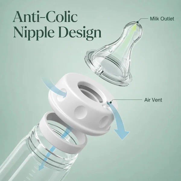 Hands-Free Anti-Colic Baby Feeding Bottle