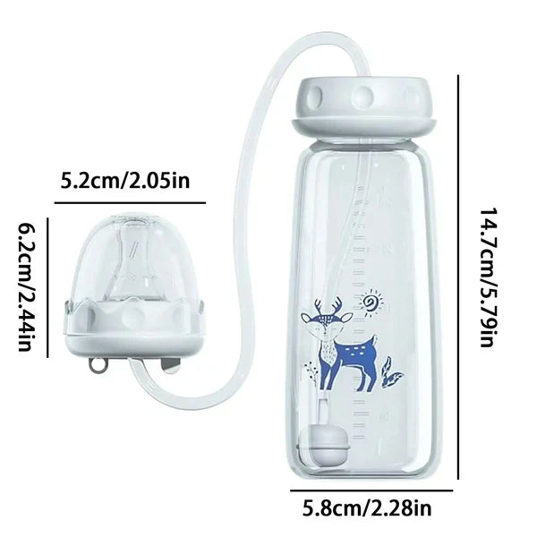 Hands-Free Anti-Colic Baby Feeding Bottle